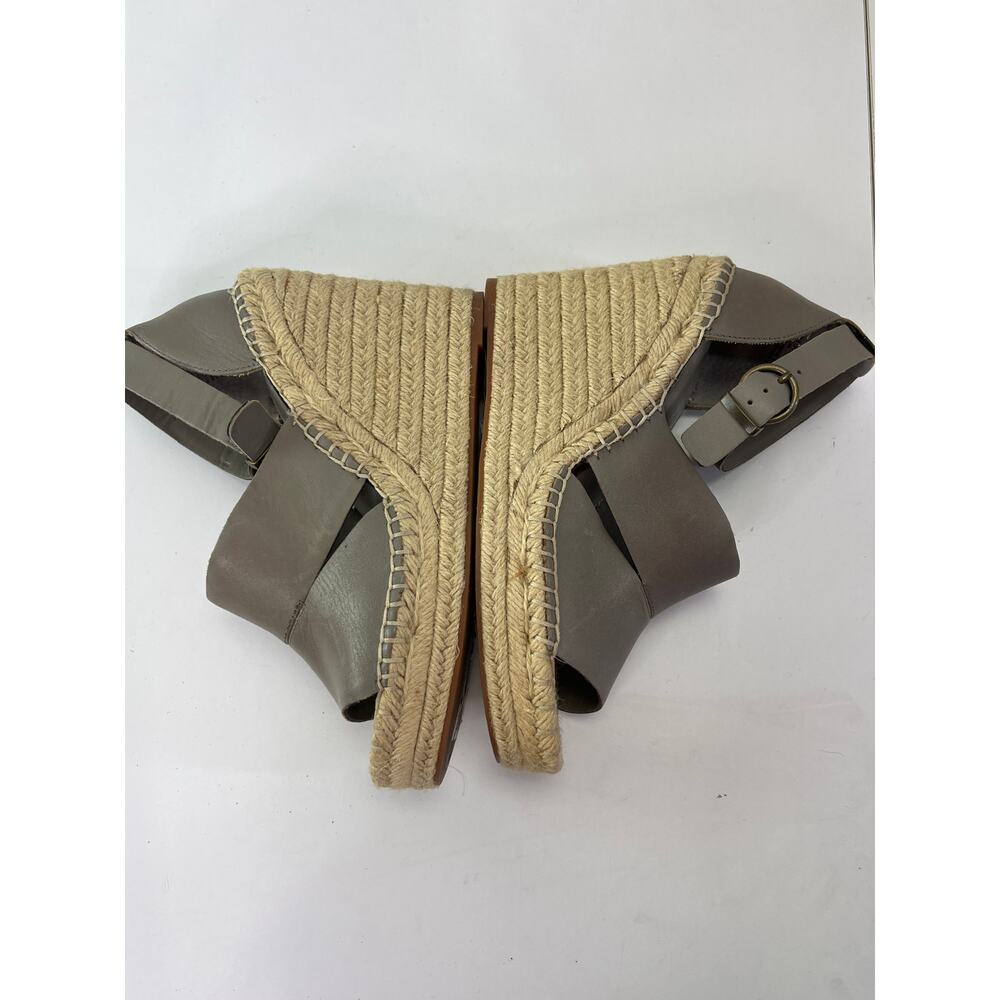Treasure & Bond Leather Platforms Gray 8.5 - Picture 6 of 7